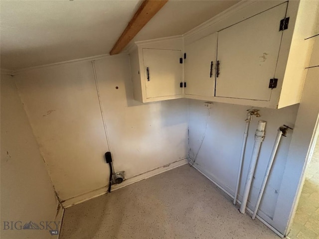 washroom featuring laundry area