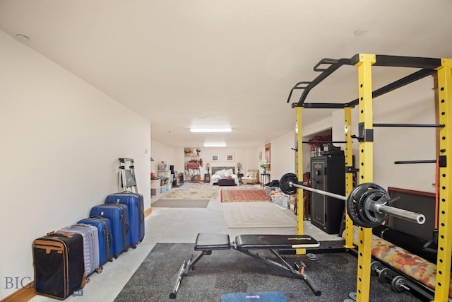 view of workout room