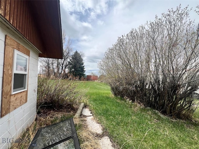 view of yard
