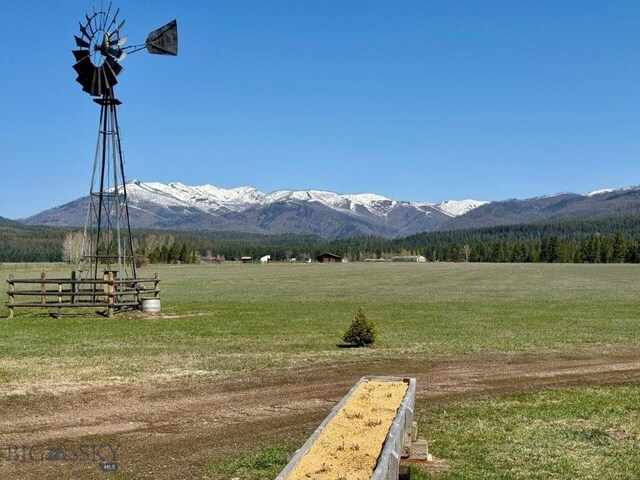 7510 Woodworth Rd, Ovando, MT 59854 - mountain view featuring rural landscape