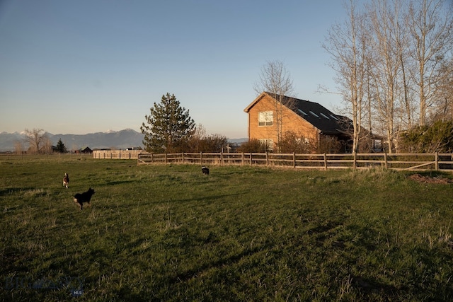 8265 Fowler Ln, Bozeman, MT 59718 - view of yard with a view of countryside