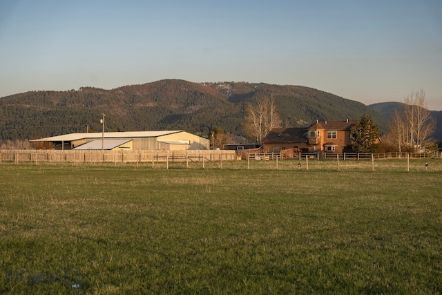 8265 Fowler Ln, Bozeman, MT 59718 - view of mountain backdrop featuring rural landscape