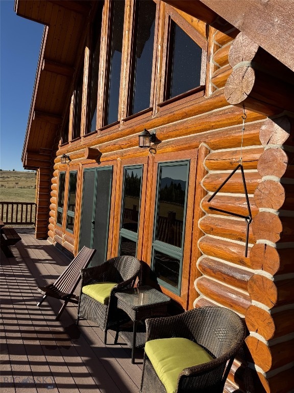 view of deck