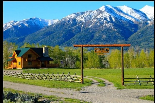 property view of mountains