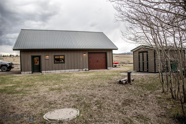 view of outbuilding with an outdoor structure