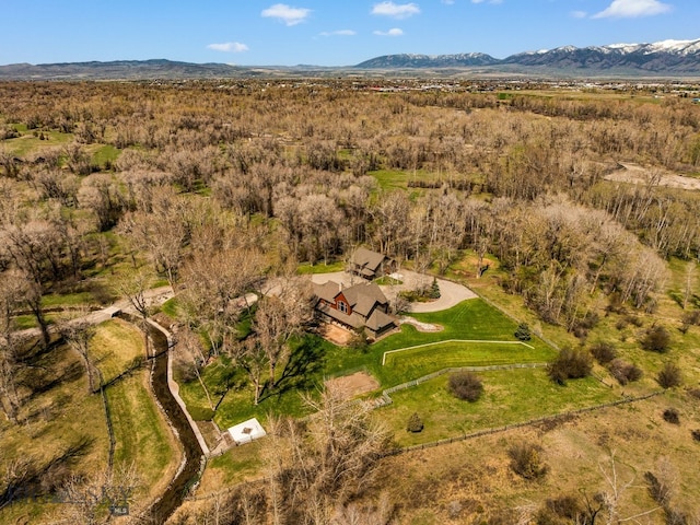 624 Rocking Horse Dr, Bozeman, MT 59718 - birds eye view of property featuring a mountain view
