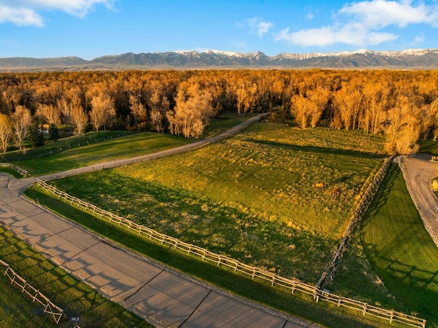624 Rocking Horse Dr, Bozeman, MT 59718 - mountain view with a wooded view and a rural view