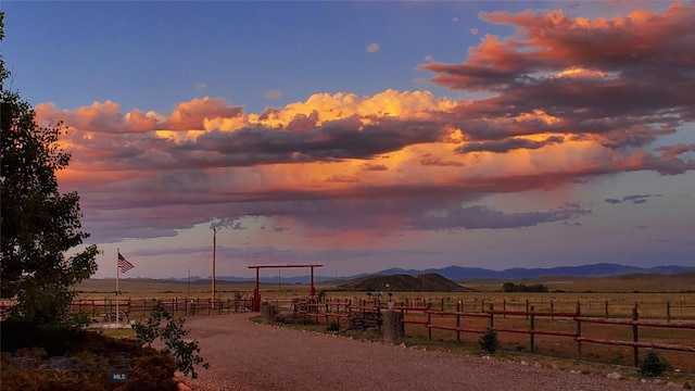 10 Dons Ln, Dillon, MT 59725 - exterior space with a rural view and a mountain view