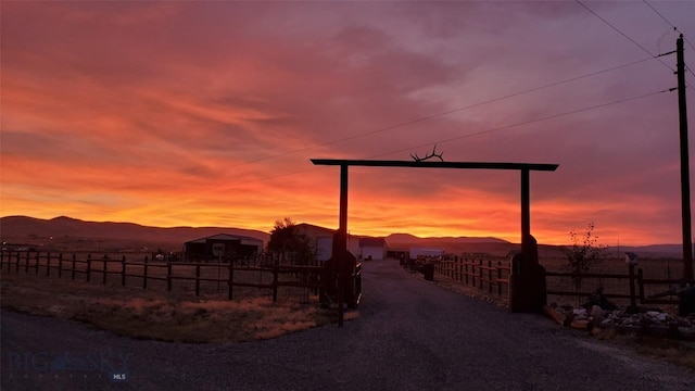 10 Dons Ln, Dillon, MT 59725 - exterior space featuring a mountain view and driveway