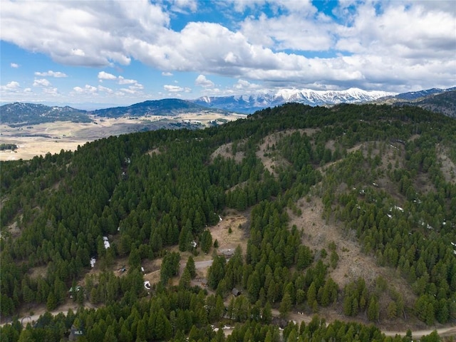 189 Quinn Creek Rd, Bozeman, MT 59715 - mountain view featuring a wooded view