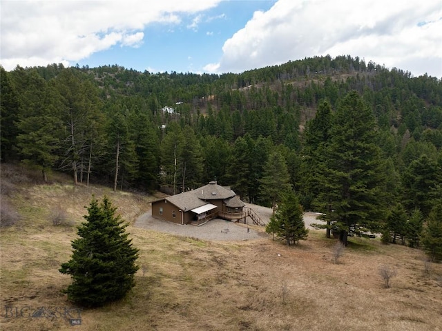 189 Quinn Creek Rd, Bozeman, MT 59715 - aerial view featuring a view of trees