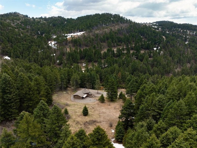 189 Quinn Creek Rd, Bozeman, MT 59715 - bird's eye view with a wooded view