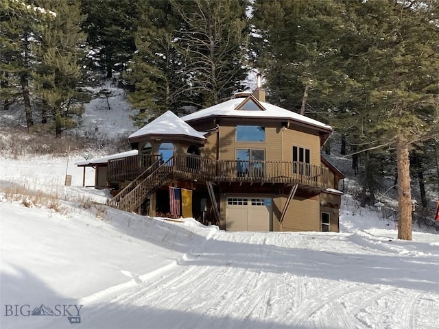 189 Quinn Creek Rd, Bozeman, MT 59715 - exterior space with a deck