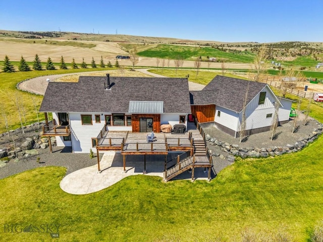 14549 High Flat Rd, Bozeman, MT 59718 - overview of rural landscape