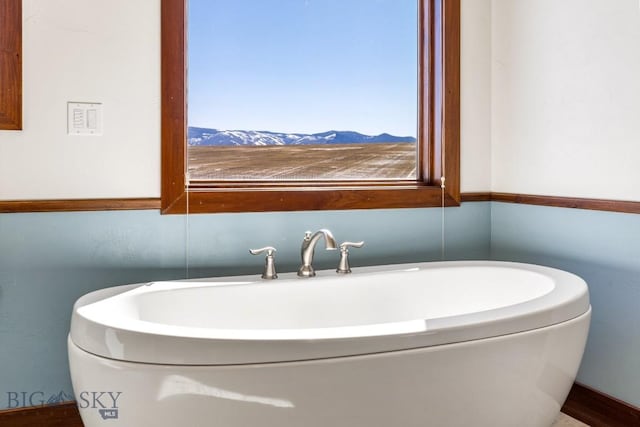 14549 High Flat Rd, Bozeman, MT 59718 - bathroom featuring a mountain view