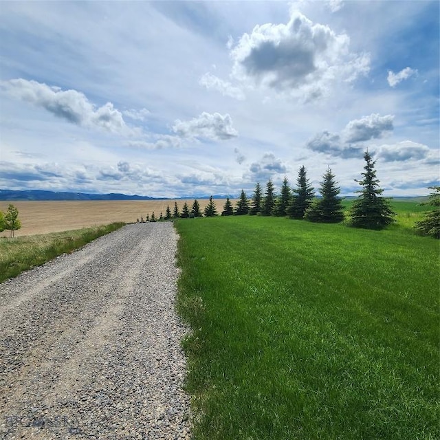 14549 High Flat Rd, Bozeman, MT 59718 - view of dirt / gravel road with a view of countryside