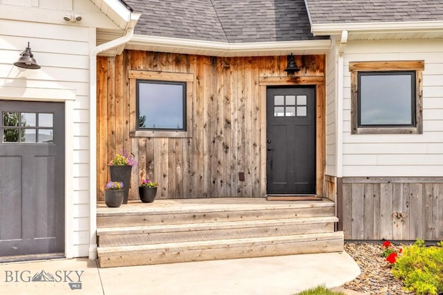 14549 High Flat Rd, Bozeman, MT 59718 - entrance to property with roof with shingles