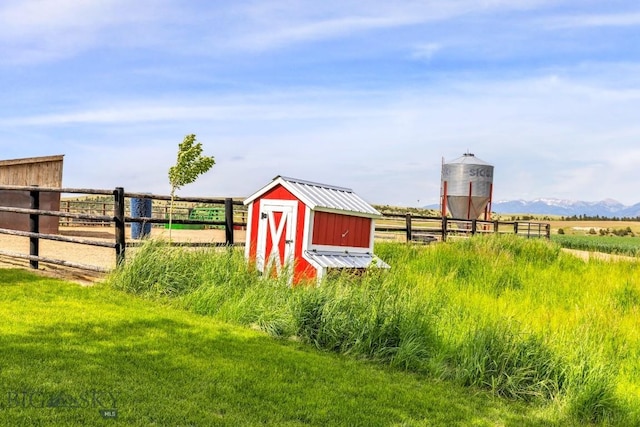 14549 High Flat Rd, Bozeman, MT 59718 - view of shed featuring a view of countryside
