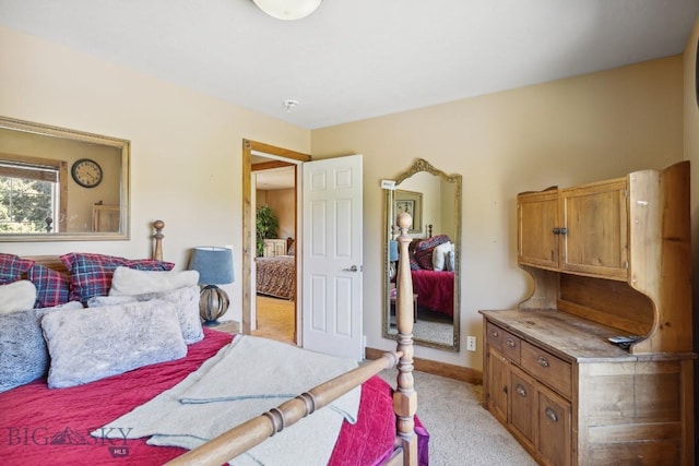 381 Bozeman Trail Rd, Bozeman, MT 59715 - bedroom with baseboards and light carpet