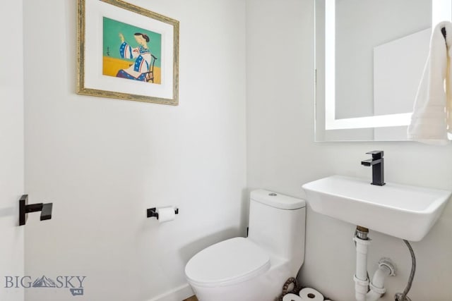 bathroom with toilet