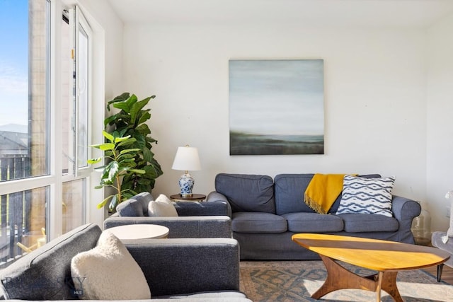 view of living area