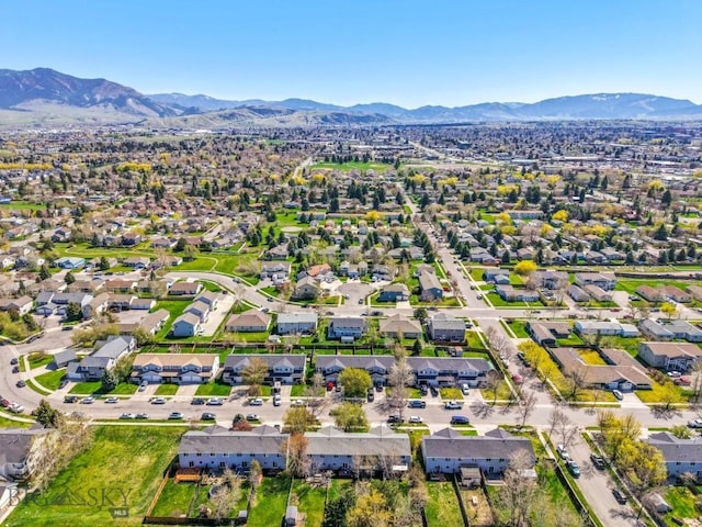 116 Michael Grove Ave, Bozeman, MT 59718 - drone / aerial view featuring a residential view and a mountain view