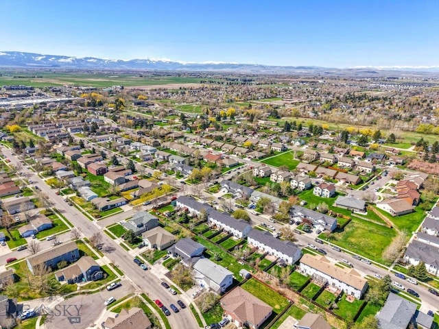 116 Michael Grove Ave, Bozeman, MT 59718 - drone / aerial view with a mountain view and a residential view