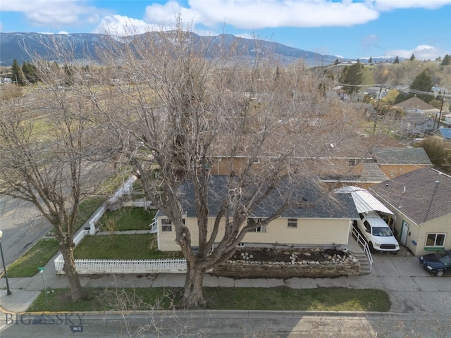 502 W Front St, Livingston, MT 59047 - aerial view featuring a mountain view