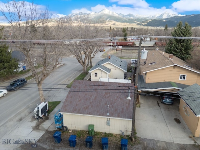 502 W Front St, Livingston, MT 59047 - aerial view featuring a mountain view