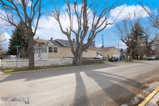 502 W Front St, Livingston, MT 59047 - exterior space featuring fence and a residential view