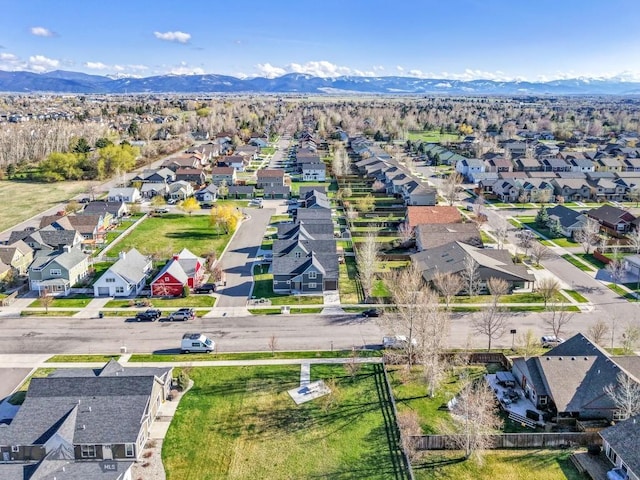 3598 Annie St, Bozeman, MT 59718 - aerial perspective of suburban area with a mountain backdrop