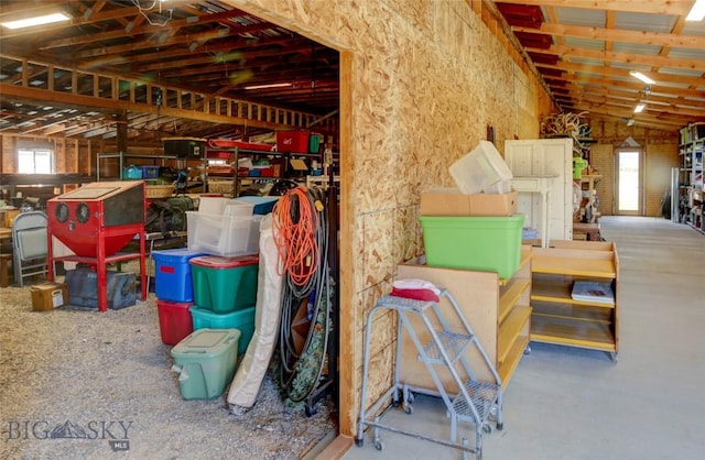 view of storage