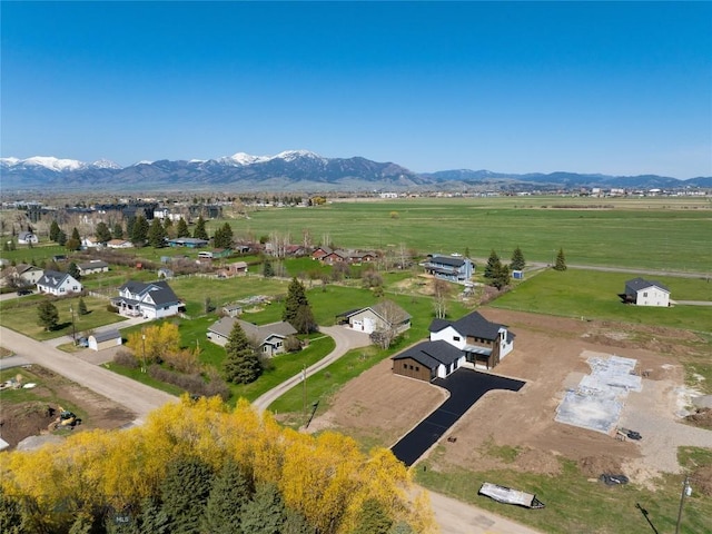 5680 Staffanson Rd, Bozeman, MT 59718 - aerial view of sparsely populated area with a mountain backdrop
