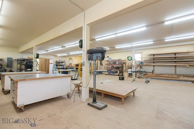 2 Dayspring Rd W, Sheridan, MT 59749 - below grade area with a workshop area