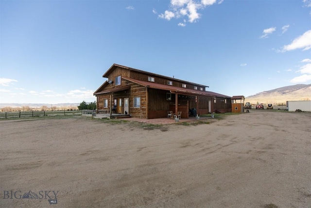 2 Dayspring Rd W, Sheridan, MT 59749 - rear view of property with a mountain view