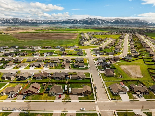 aerial view of mountains