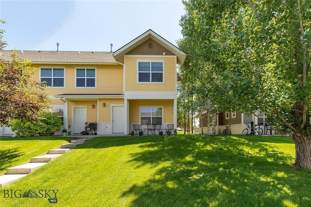 4277 W Babcock St Unit 6, Bozeman, MT 59718 - view of front of house featuring a front yard