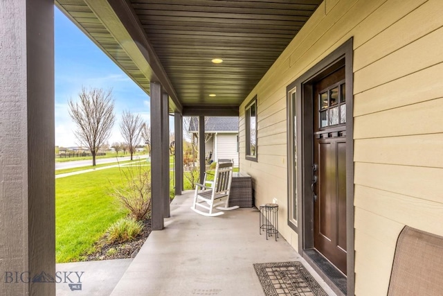 304 Farmall Ln, Manhattan, MT 59741 - view of patio with covered porch