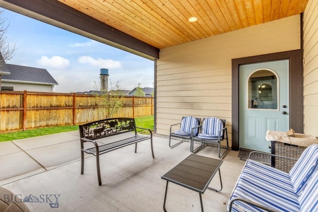 304 Farmall Ln, Manhattan, MT 59741 - view of patio / terrace featuring a fenced backyard
