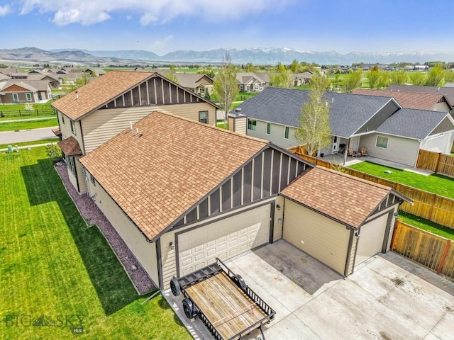 304 Farmall Ln, Manhattan, MT 59741 - aerial view of residential area with mountains