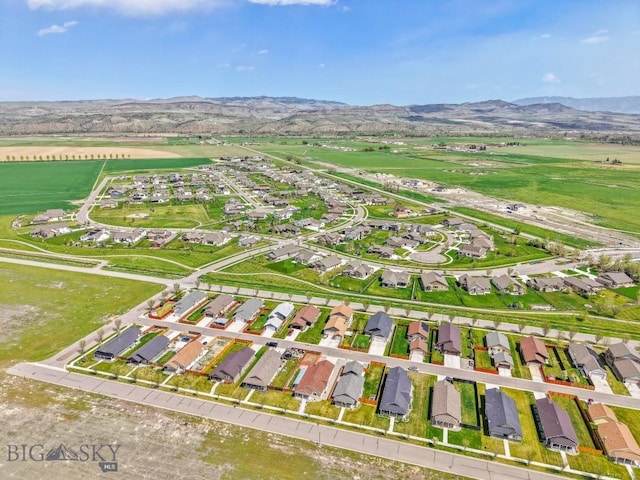 304 Farmall Ln, Manhattan, MT 59741 - aerial view of property and surrounding area with mountains and nearby suburban area