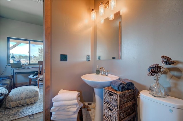 11762 Gooch Hill Rd, Gallatin Gateway, MT 59730 - half bathroom with toilet