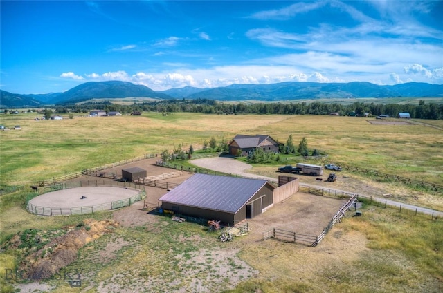 11762 Gooch Hill Rd, Gallatin Gateway, MT 59730 - view of mountain backdrop with rural landscape and a pastoral area