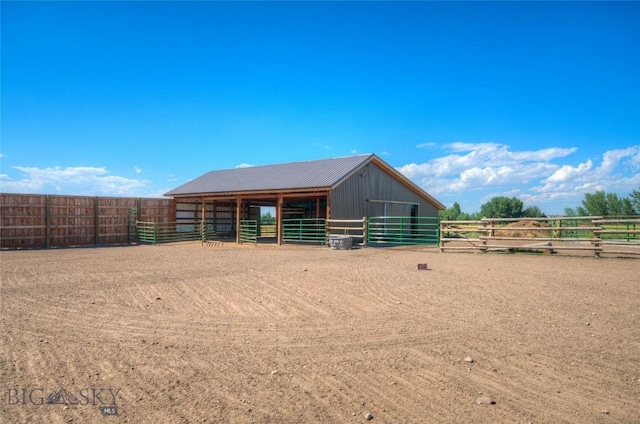 11762 Gooch Hill Rd, Gallatin Gateway, MT 59730 - view of horse barn