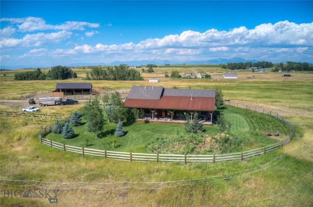 11762 Gooch Hill Rd, Gallatin Gateway, MT 59730 - aerial view of sparsely populated area featuring a pastoral area