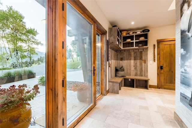 view of mudroom
