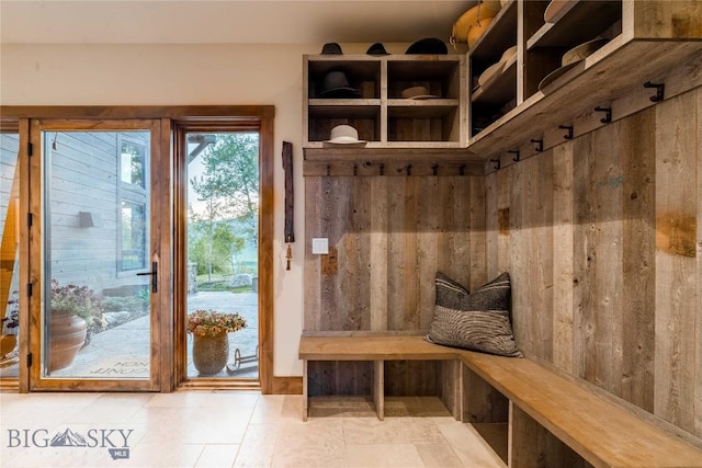 view of mudroom