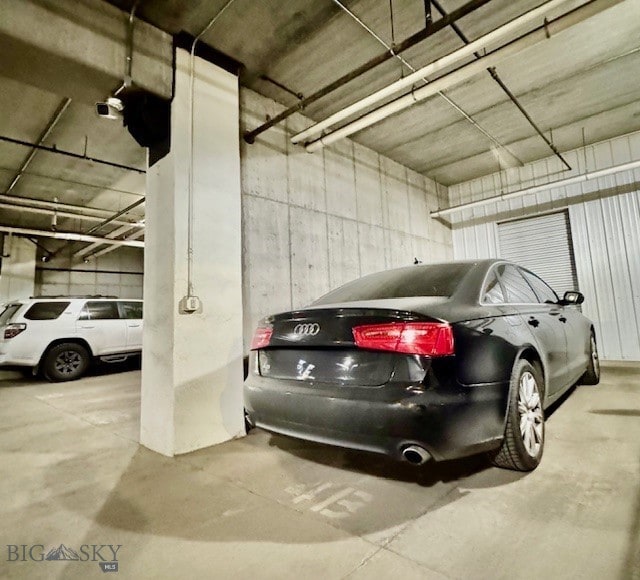 view of parking deck