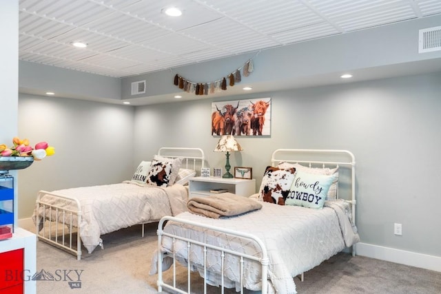 754 Milestone Dr, Belgrade, MT 59714 - carpeted bedroom with recessed lighting and baseboards