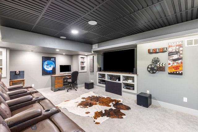 754 Milestone Dr, Belgrade, MT 59714 - living room featuring a desk, baseboards, and carpet